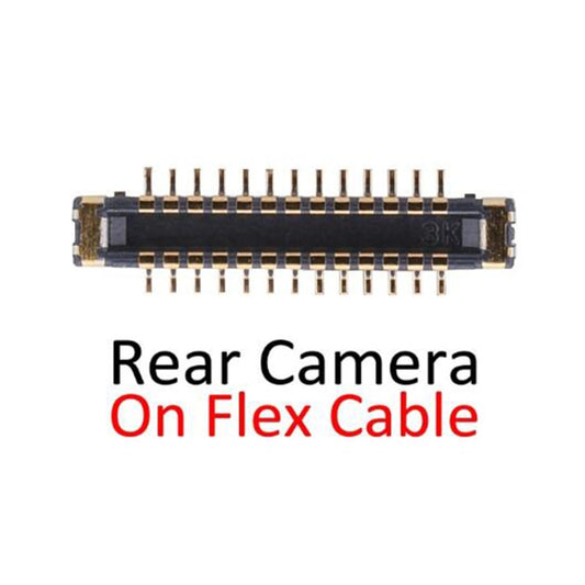 Rear Back Camera FPC Connector On Flex Cable for iPhone XR by buy2fix