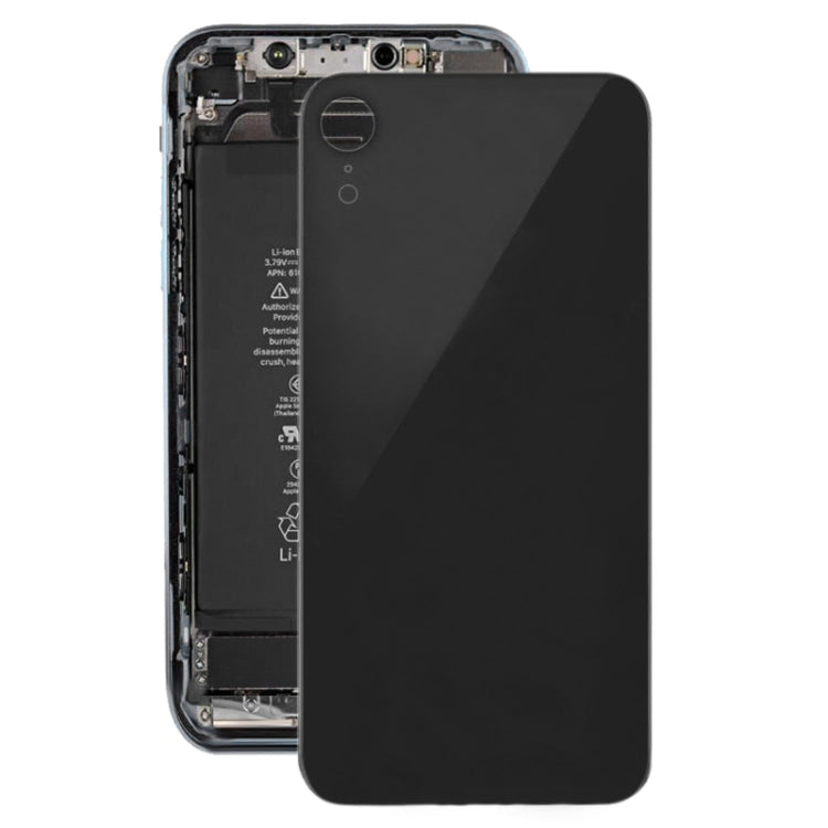 Back Cover with Adhesive for iPhone XR(Black) - Back Cover by buy2fix | Online Shopping UK | buy2fix