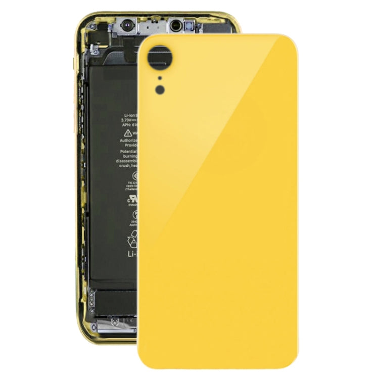 Back Cover with Adhesive for iPhone XR(Yellow) - Back Cover by buy2fix | Online Shopping UK | buy2fix