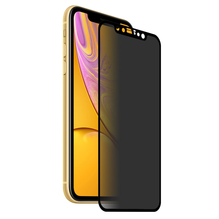 For iPhone 11 / XR ENKAY Hat-Prince 0.26mm 9H 6D Privacy Anti-glare Full Screen Tempered Glass Film - iPhone XR Tempered Glass by ENKAY | Online Shopping UK | buy2fix