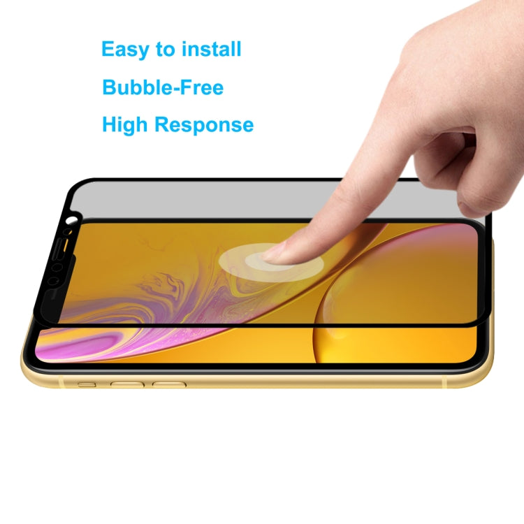 For iPhone 11 / XR ENKAY Hat-Prince 0.26mm 9H 6D Privacy Anti-glare Full Screen Tempered Glass Film - iPhone XR Tempered Glass by ENKAY | Online Shopping UK | buy2fix