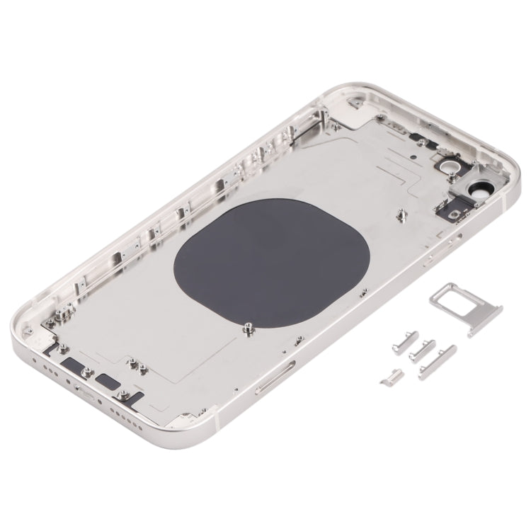 Back Housing Cover with Appearance Imitation of iP13 for iPhone XR(White) - Back Cover by buy2fix | Online Shopping UK | buy2fix