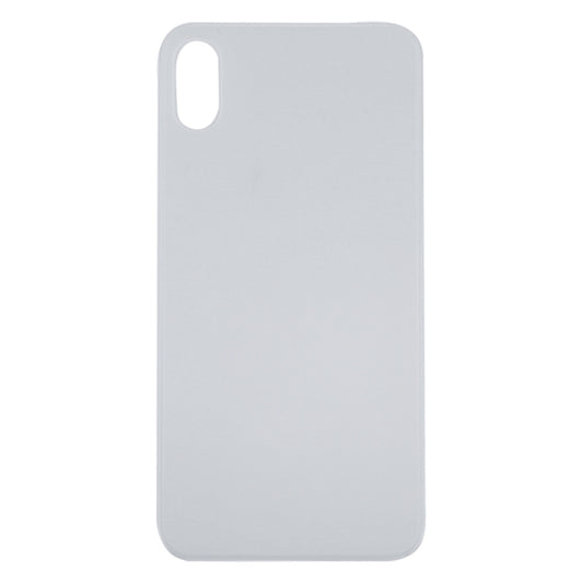 Glass Battery Back Cover for iPhone XS(White) by buy2fix