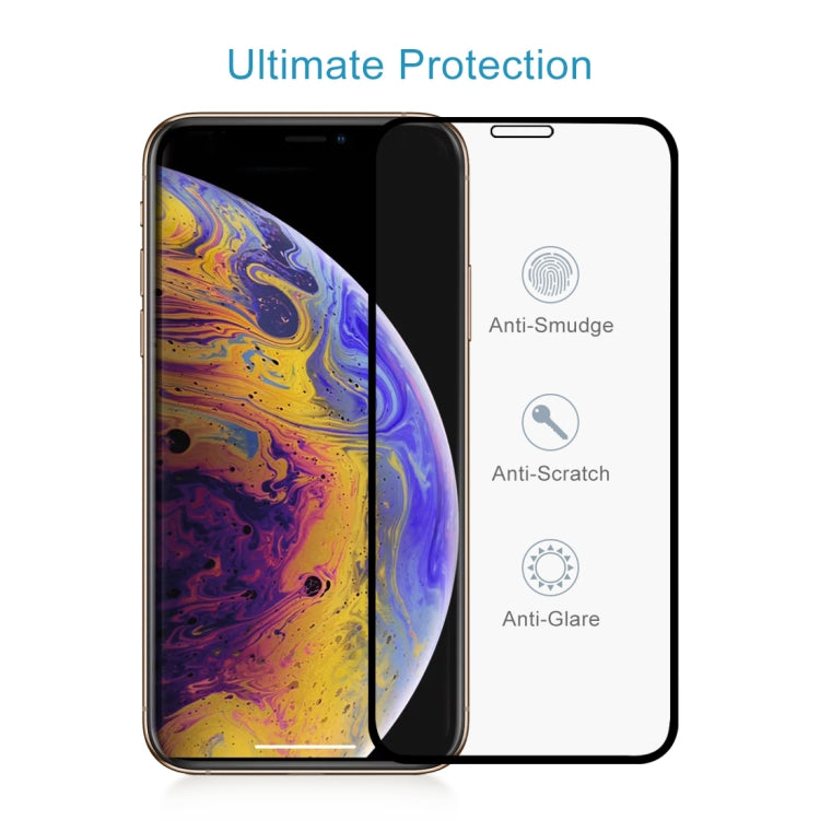 For iPhone 11 Pro / XS / X Anti-scratch 9H 9D Full Screen HD Tempered Glass Film - iPhone X & XS Tempered Glass by buy2fix | Online Shopping UK | buy2fix
