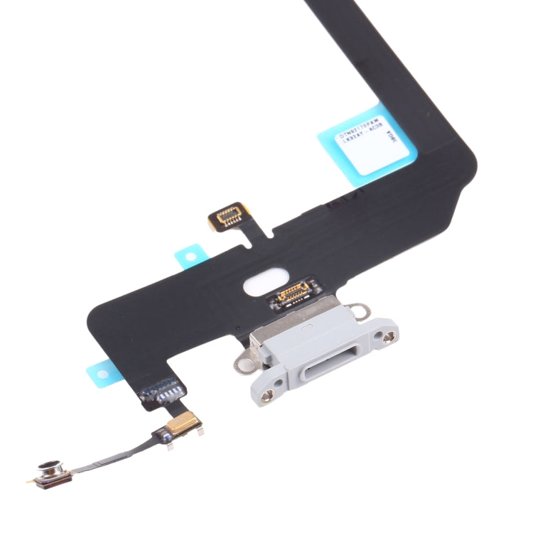 Original Charging Port Flex Cable for iPhone XS (White) by buy2fix
