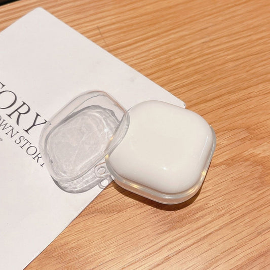 Wireless Earphones Transparent Anti-fall TPU Protective Case with Hook For Samsung Galaxy Buds Live by buy2fix