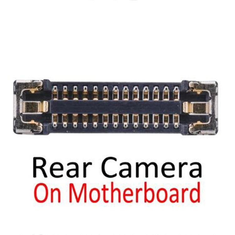 Rear Back Camera FPC Connector On Motherboard for iPhone XS by buy2fix