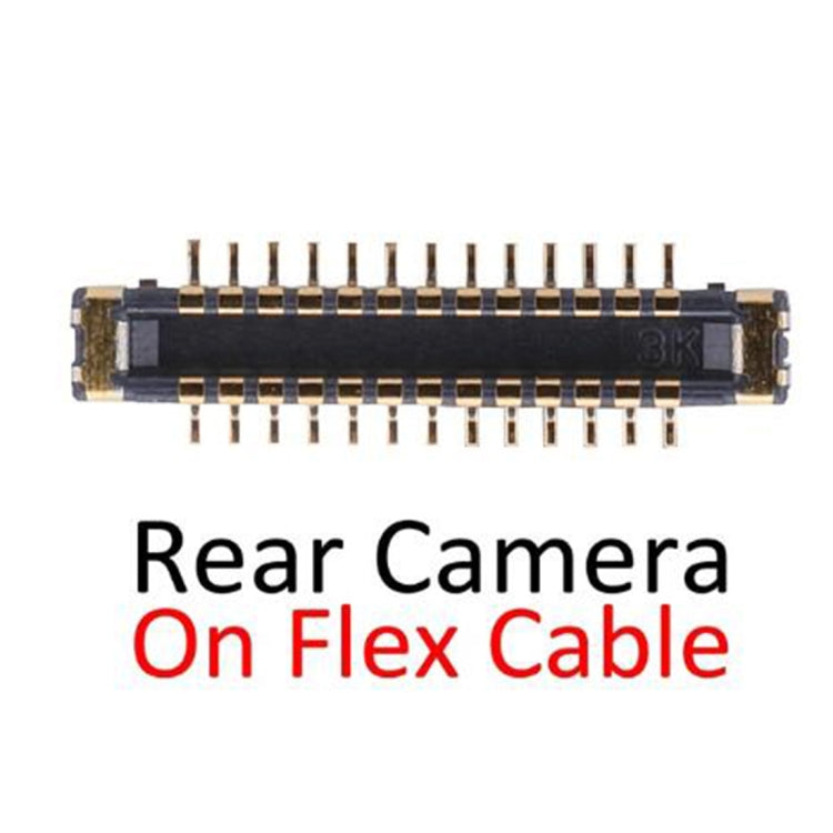 Rear Back Camera FPC Connector On Flex Cable for iPhone XS by buy2fix