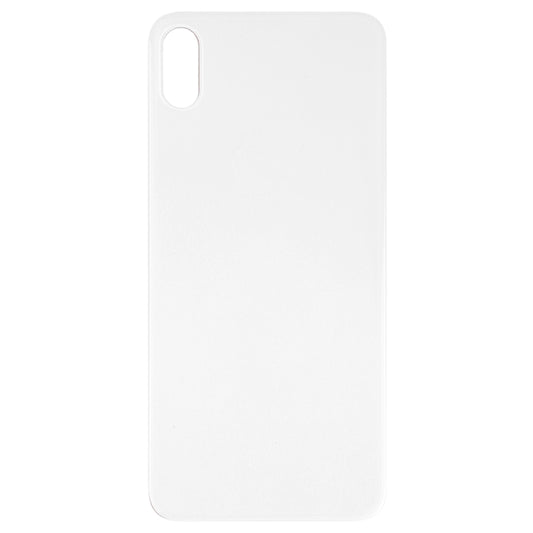 Easy Replacement Big Camera Hole Glass Back Battery Cover with Adhesive for iPhone XS(White) - Back Cover by buy2fix | Online Shopping UK | buy2fix