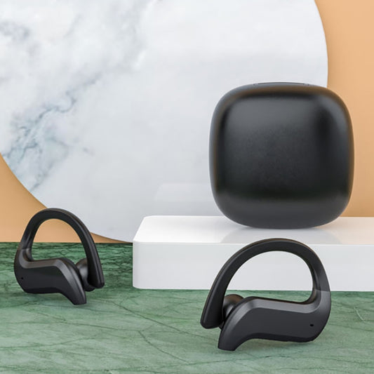 258 Wireless Ear-mounted Bluetooth Earphone with Charging Box & Digital Display, Support Touch & HD Call & Voice Assistant & NFC (White) by buy2fix