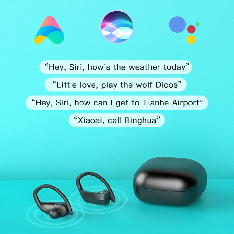 258 Wireless Ear-mounted Bluetooth Earphone with Charging Box & Digital Display, Support Touch & HD Call & Voice Assistant & NFC (White) by buy2fix