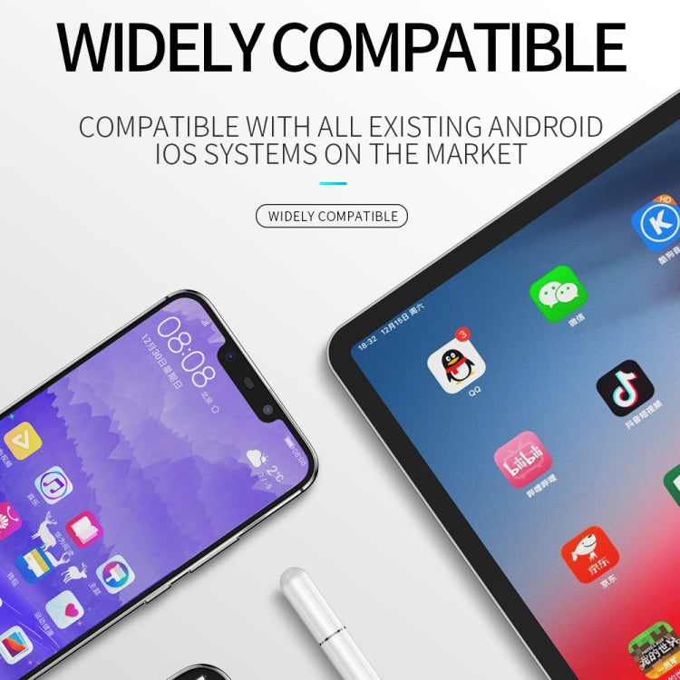 JOYROOM JR-BP560 Excellent Series Portable Universal Passive Disc Head Capacitive Pen with Replaceable Refill(White) by JOYROOM