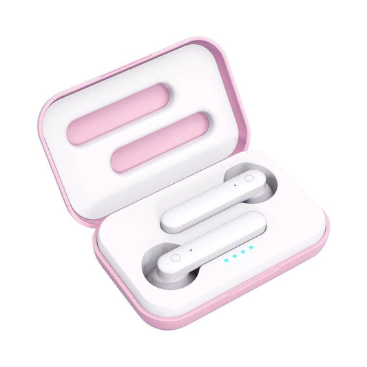 X26 TWS Bluetooth 5.0 Wireless Touch Bluetooth Earphone with Magnetic Attraction Charging Box, Support Voice Assistant & Call(Pink) by buy2fix
