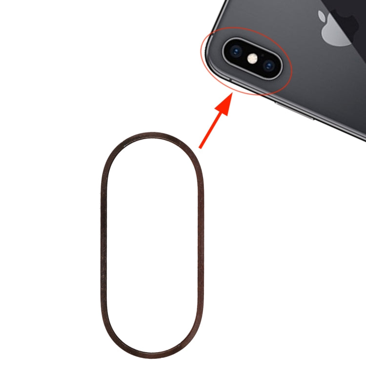 Rear Camera Glass Lens Metal Protector Hoop Ring for iPhone XS & XS Max(Gold) by buy2fix