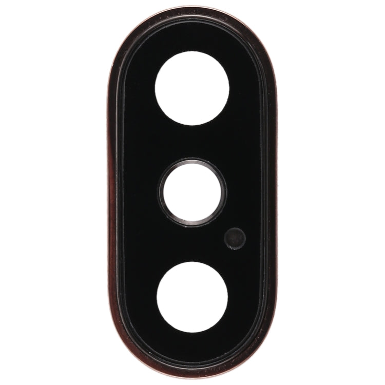 Back Camera Bezel with Lens Cover for iPhone XS / XS Max(Gold) - Camera Series by buy2fix | Online Shopping UK | buy2fix