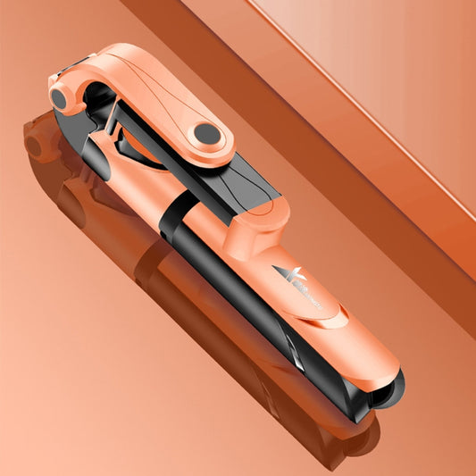 XT-09 Multi-function Live Broadcast Mobile Bluetooth Self-timer Pole Tripod (Yellow) by buy2fix