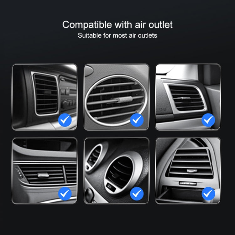 JJT-968 15W Max Output Magnetic Car Air Outlet Bracket Wireless Charger(Black) by buy2fix