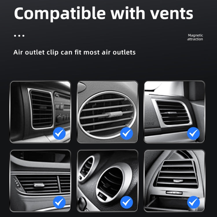 JJT-969 15W Max Output Magnetic Car Air Outlet Bracket Wireless Charger(Green) by buy2fix