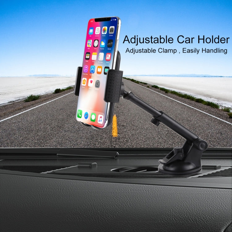 Universal Rotatable Adjustment Car Windshield Mobile Phone Holder with Suction Cup (Black) by buy2fix