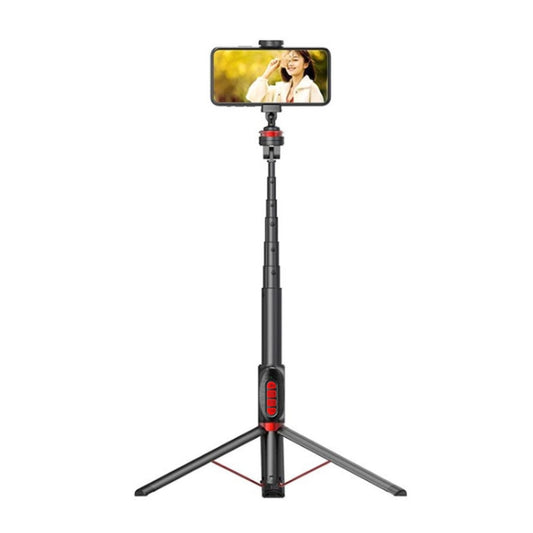 Aluminum Alloy Mobile Phone Bluetooth Selfie Stick Live Floor Tripod Bracket, Height: 1.8m by buy2fix