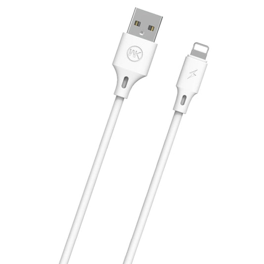 WK WDC-092 3m 2.4A Max Output Full Speed Pro Series USB to 8 Pin Data Sync Charging Cable(White) by WK