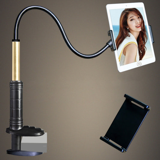 Aluminum-magnesium Alloy Free-Rotating Lazy Bracket Universal Mobile Phones Tablet PC Stand, Suitable for 4-12.9 inch Mobile Phones / Tablet PC, Length: 1.2m(Black Gold) by buy2fix