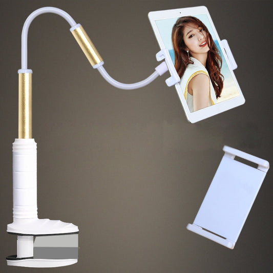Aluminum-magnesium Alloy Free-Rotating Lazy Bracket Universal Mobile Phones Tablet PC Stand, Suitable for 4-12.9 inch Mobile Phones / Tablet PC, Length: 1.3m (Gold) by buy2fix
