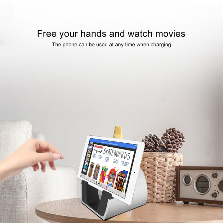 Metal Version Universal Mobile Phones Tablet PC Desktop Bracket Live Bracket(Black) by buy2fix