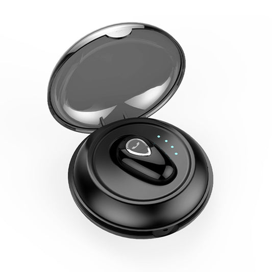 YX01 Sweatproof Bluetooth 4.1 Wireless Bluetooth Earphone with Charging Box, Support Memory Connection & HD Call(Black) by buy2fix