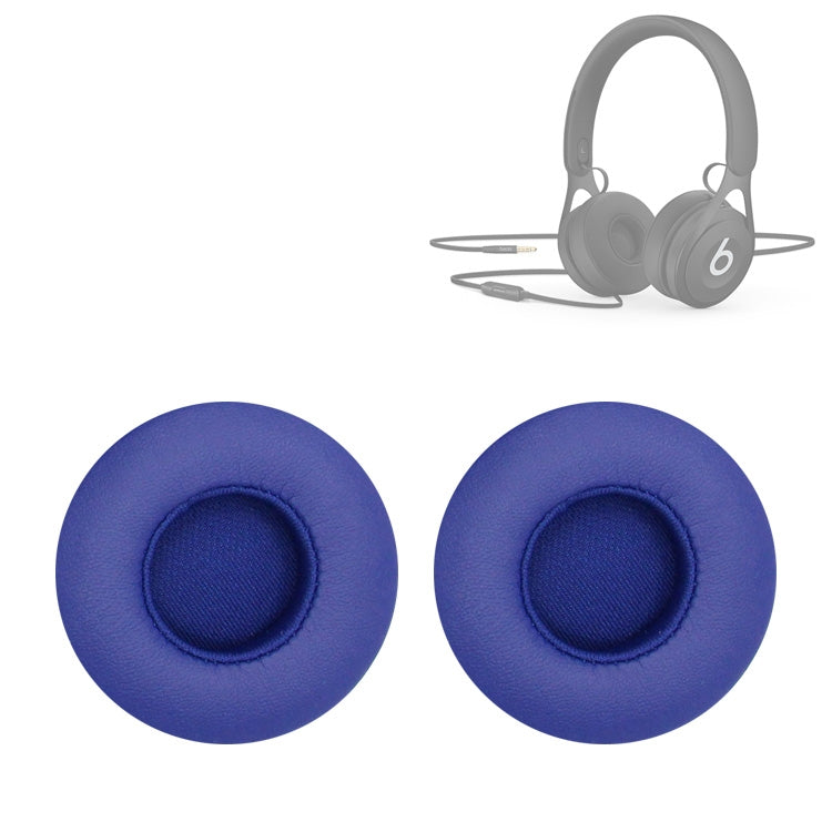 2 PCS For Beats EP Wired Headset Ear-cap Sponge Earmuffs(Blue) - Earmuff & Pad by buy2fix | Online Shopping UK | buy2fix