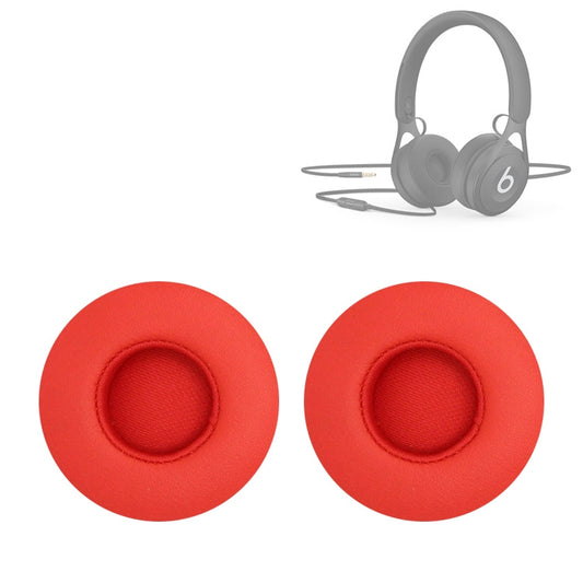 2 PCS For Beats EP Wired Headset Ear-cap Sponge Earmuffs(Red) - Earmuff & Pad by buy2fix | Online Shopping UK | buy2fix