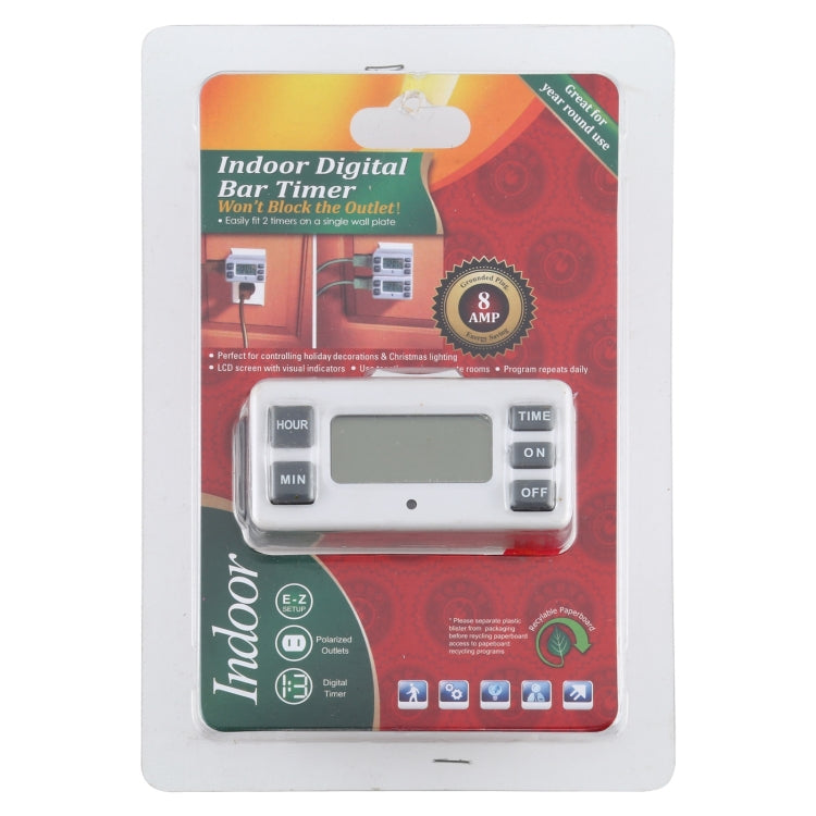 110V Indoor Digital Bar Timer Switch - Smart Switch by buy2fix | Online Shopping UK | buy2fix