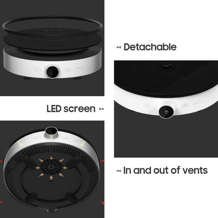 Original Xiaomi Mijia 2100W OLED Screen Induction Cooker 2 NFC Connection App Control, US Plug - Induction Cookers by Xiaomi | Online Shopping UK | buy2fix