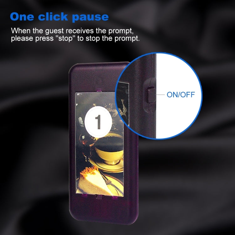 QC100 999 Channel Restaurant Wireless Paging Queuing Calling System with 20 Call Coaster Pagers, EU Plug - Alarm System by buy2fix | Online Shopping UK | buy2fix