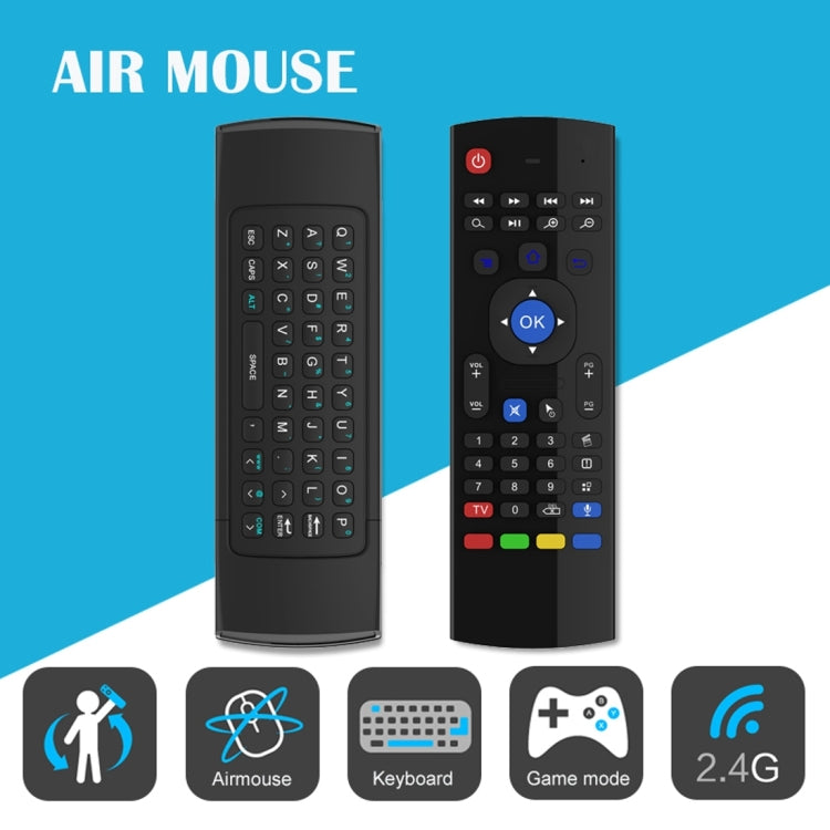 MX3-M Air Mouse Wireless 2.4G Remote Control Keyboard with Microphone for Android TV Box / Mini PC by buy2fix