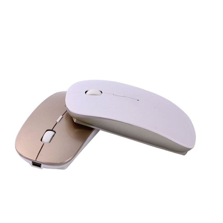 MC-008 Bluetooth 3.0 Battery Charging Wireless Mouse for Laptops and Android System Mobile Phone (Gold) - Wireless Mice by buy2fix | Online Shopping UK | buy2fix