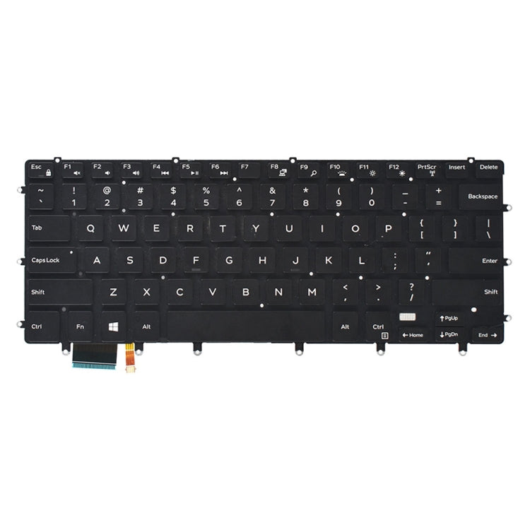 US Keyboard with Backlight for Dell xps 15 9550 9560 (Black) - Replacement Keyboards by buy2fix | Online Shopping UK | buy2fix