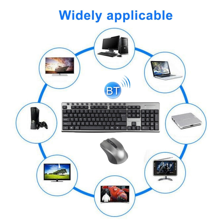 KB-6600 2.4Ghz Office Waterproof Wireless Keyboard Mouse Set by buy2fix