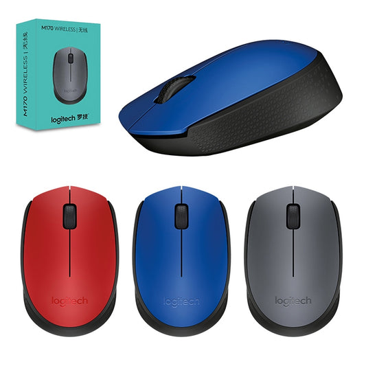 Logitech M170 1000DPI USB Wireless Mouse with 2.4G Receiver (Blue) by Logitech