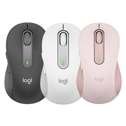 Logitech M650 5-keys 2000 DPI Wireless Bluetooth Silent Mouse (White) by Logitech