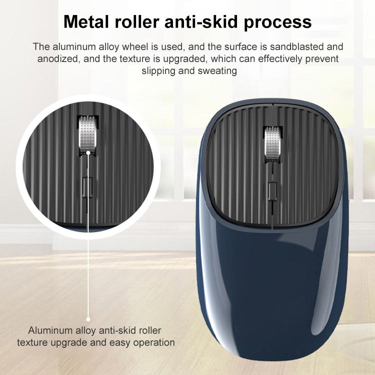 MKESPN SXS-5600 Type-C Rechargeable 2.4G Wireless Mouse(Blue) by MKESPN