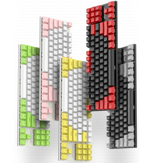 FOREV FV-301 87-keys Blue Axis Mechanical Gaming Keyboard, Cable Length: 1.6m(Black Red) by buy2fix