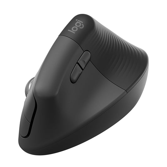 Logitech Lift Vertical 1000DPI 2.4GHz Ergonomic Wireless Bluetooth Dual Mode Mouse (Black) by Logitech