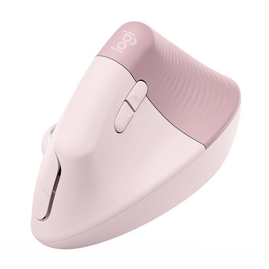 Logitech Lift Vertical 1000DPI 2.4GHz Ergonomic Wireless Bluetooth Dual Mode Mouse (Pink) by Logitech