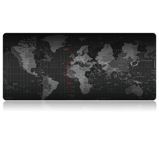 Extended Large Anti-Slip World Map Pattern Soft Rubber Smooth Cloth Surface Game Mouse Pad Keyboard Mat, Size: 100 x 50cm by buy2fix