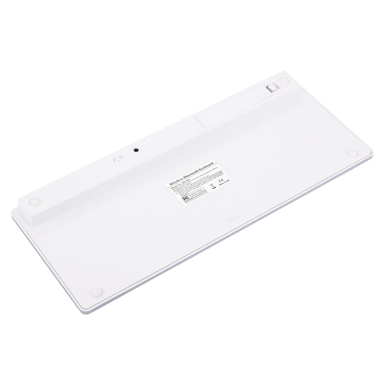 BK-3001 Bluetooth Wireless 78 Keys Ultrathin Keyboard for Windows / iPad / iPhone(Silver) - by buy2fix | Online Shopping UK | buy2fix