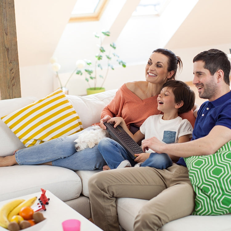 Logitech K400 Plus 2.4GHz Wireless Touch Control Keyboard, Wireless Range: 10m (Black) by Logitech