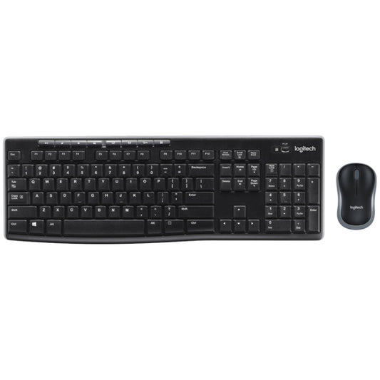 Logitech MK270 2.4GHz Wireless Keyboard + Mouse Set(Black) by Logitech