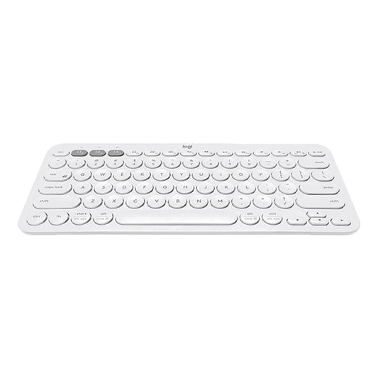 Logitech K380 Portable Multi-Device Wireless Bluetooth Keyboard (White) by Logitech