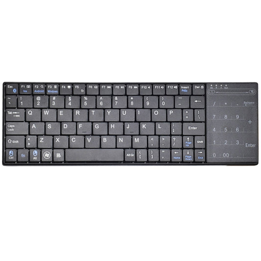 K-07 ABS Wireless Chargeable Bluetooth Touch Keyboard(Black) by buy2fix